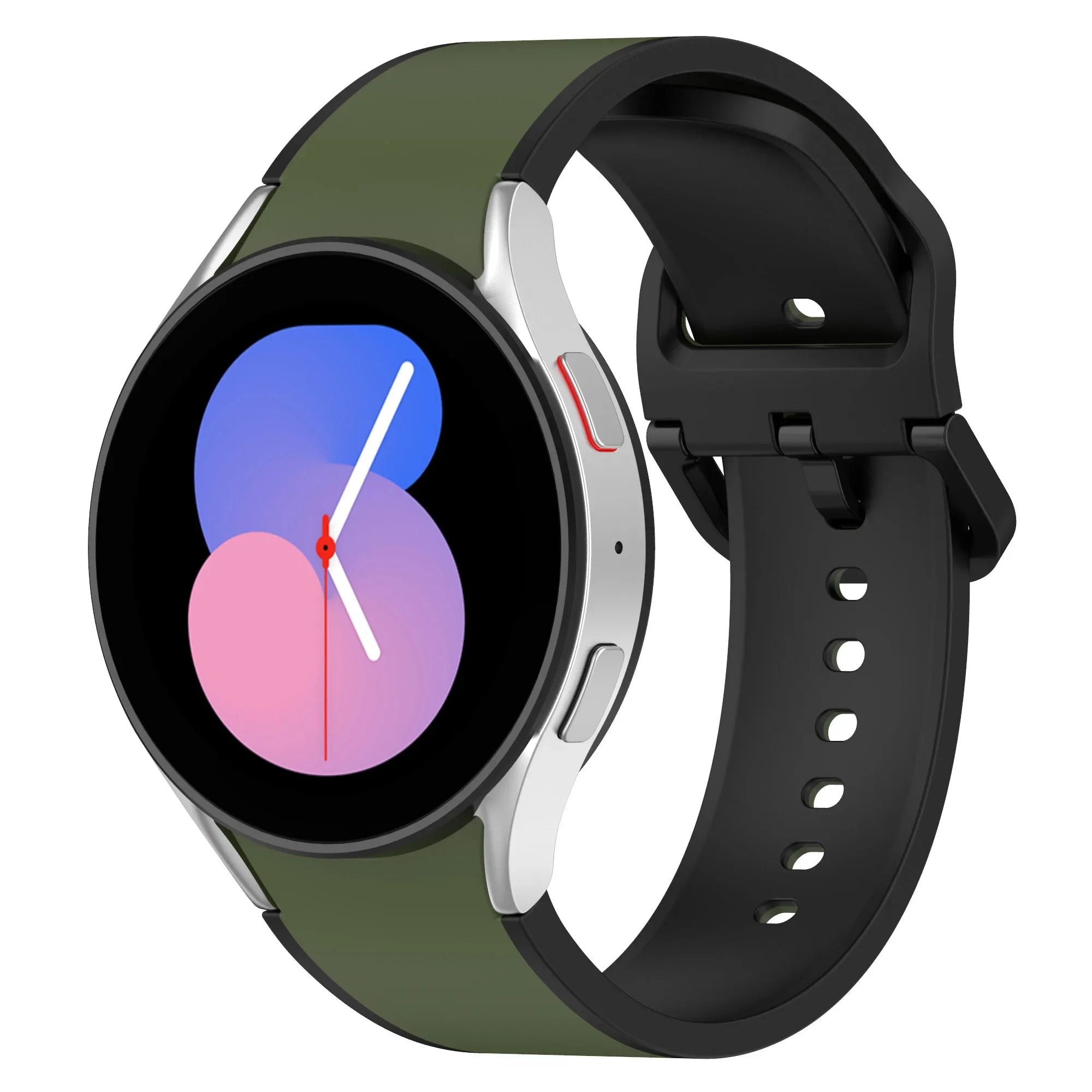 20mm Silicone Strap for Samsung Galaxy Watch 7 6 5 40mm 44mm 5 Pro 45mm Bracelet for Watch 4 6 Classic 46mm 42mm 43mm 47mm Band