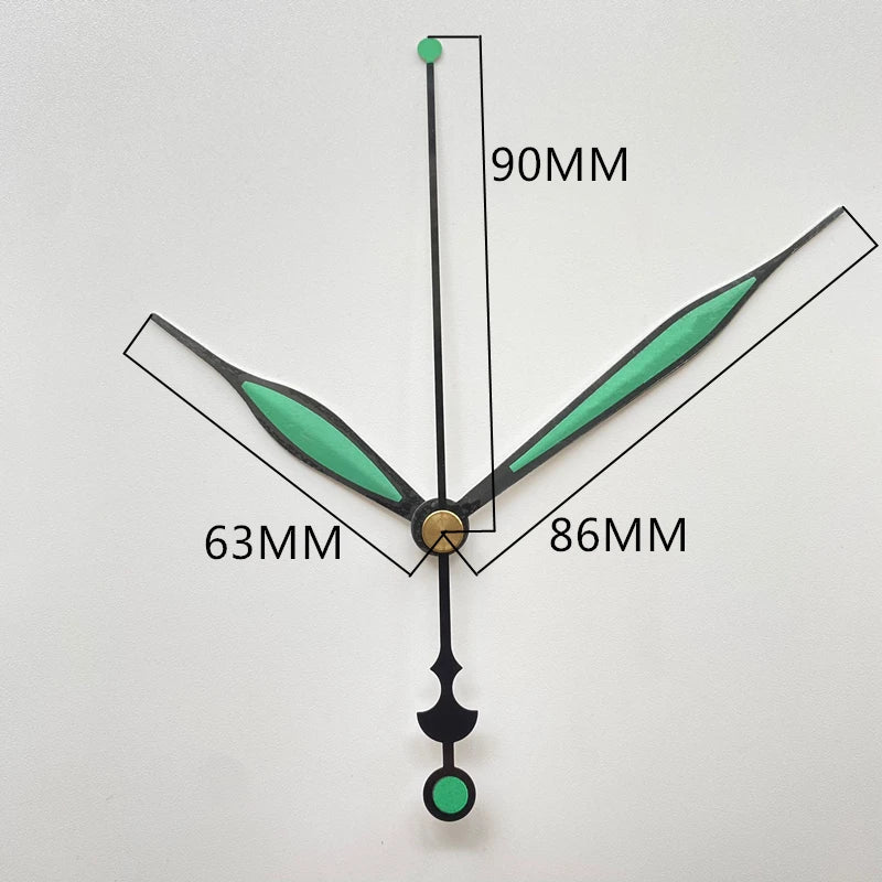 Mute DIY Wall Clock Movement Mechanism with Clock Hands Silent Kit Battery Operated Watch Repair Parts Replacement Set