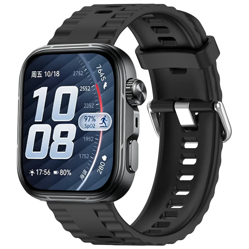 Official Silicone Strap for Huawei Watch 5-4 Pro Smart Wristband for Huawei Watch Fit 5/4/3 Luxury High-end Replacement Bracelet