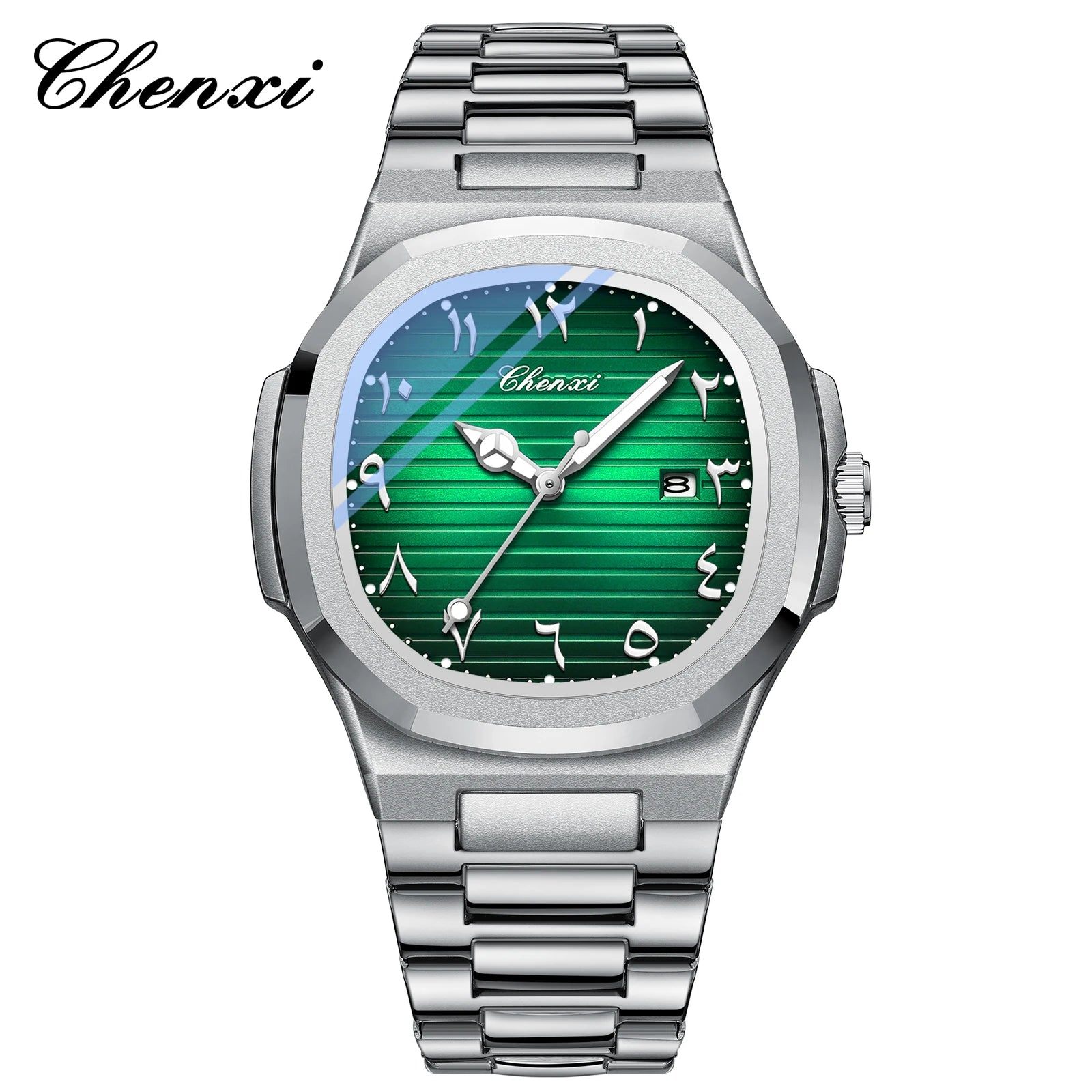 Eastern Arabic Numerals Dial Man Watch Fashion Original Date Quartz Watches For Men Classic Business Waterproof Men's Wristwatch