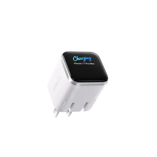 Original Choice A121D Anker Nano Smart 45W Type C Charger Fast Charging Foldable Plug USB C Charger Block Screen Display