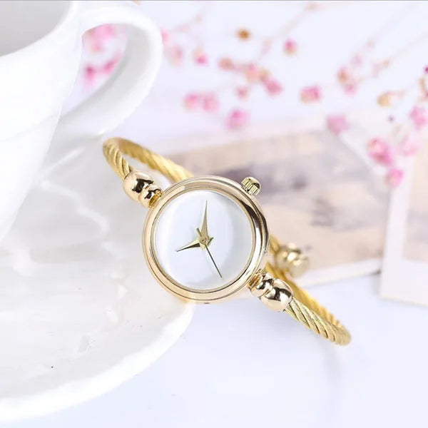 automatic watch Women Small Gold Bangle Bracelet Luxury Watches Stainless Steel Ladies Quartz Wrist watch Brand Casual Women