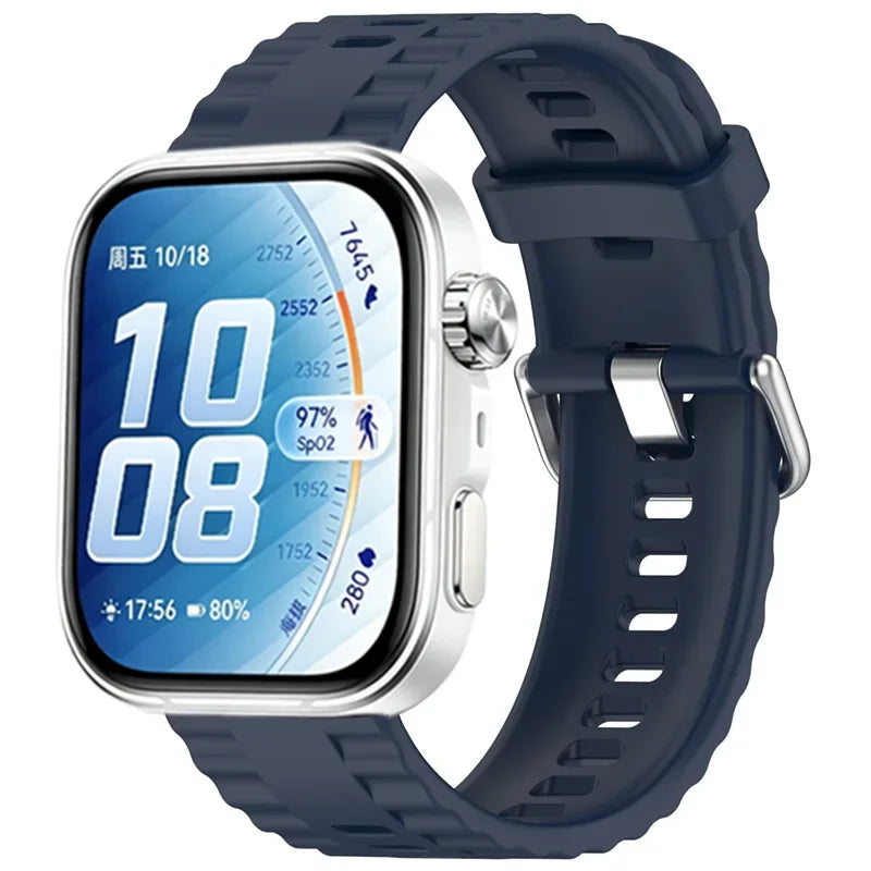 Official Silicone Strap for Huawei Watch 5-4 Pro Smart Wristband for Huawei Watch Fit 5/4/3 Luxury High-end Replacement Bracelet
