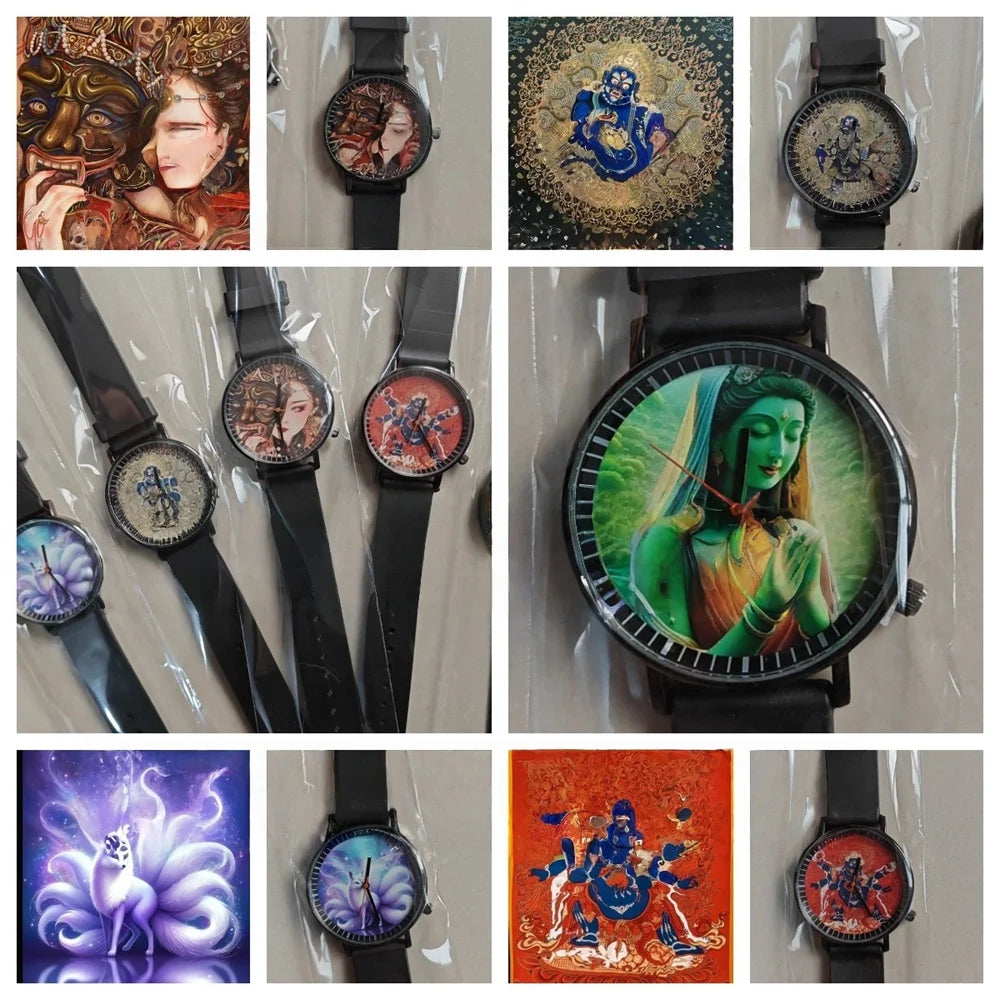 Quartz custom personalized design picture watch women's printed photo watch brand your custom standard silicone watch