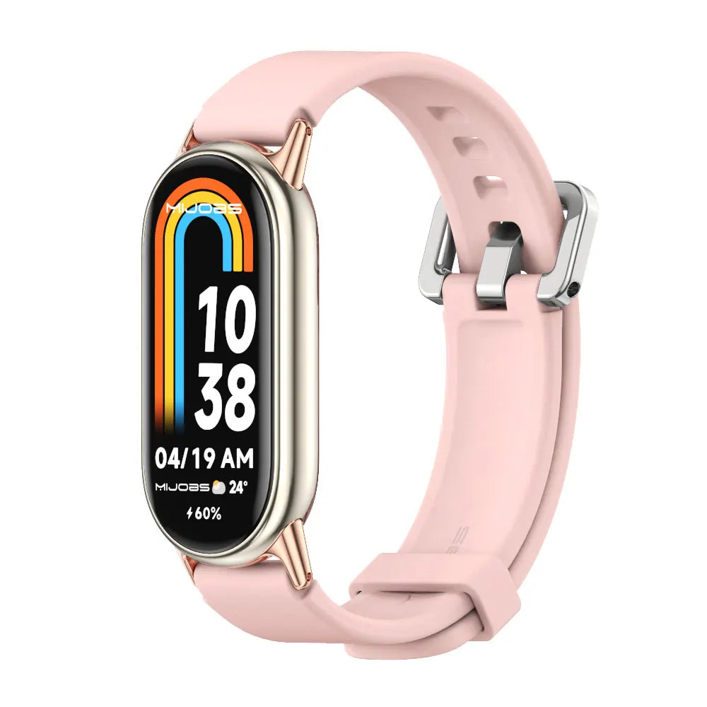 Strap for Mi Band 10 9 8 7 6 5 Watch Band for Mi Band 10 Silicone Wristband for Mi Band 9 Bracelet For Mi Band 8 Strap