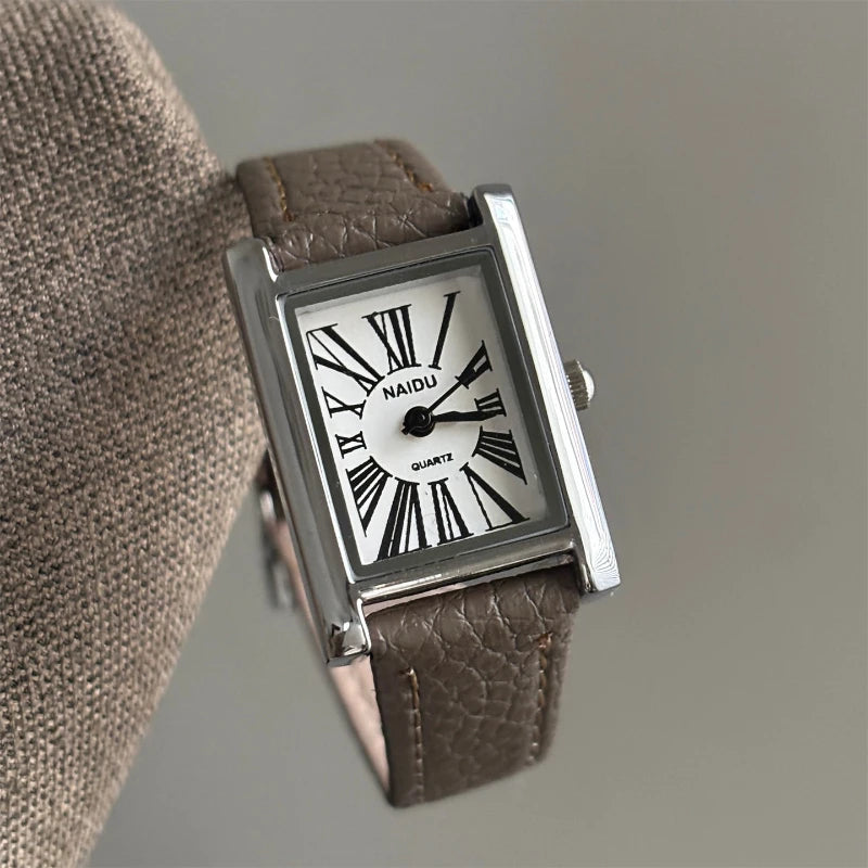 Hot Sale Women Square Dial Quartz Watch Minimalist Steel Strap Wristwatch Para Mujer Ladies Gifts Dropshipping Relógio Feminino