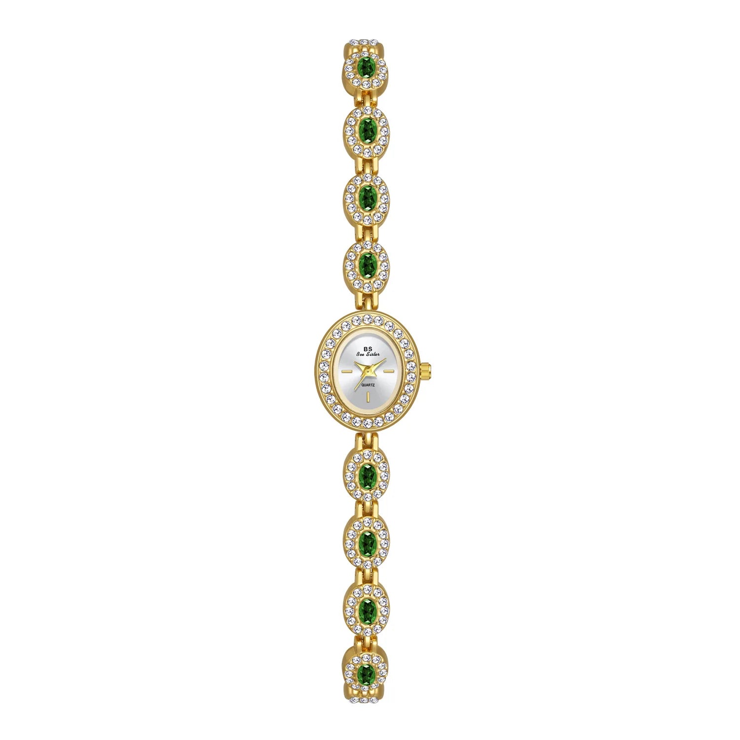 Colorful Diamond Luxury Women's Watch Elegant Bracelet Wristwatch Waterproof Quartz Hand Clock Gifts For Girlfriend