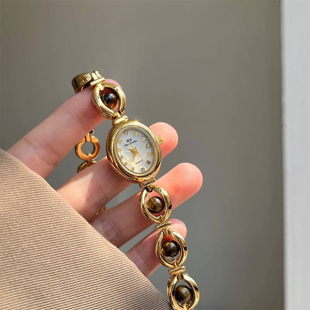 BS bee sister Woman Watches Luxury Fashion Dress Elegant Quartz Women's Wristwatch Clock