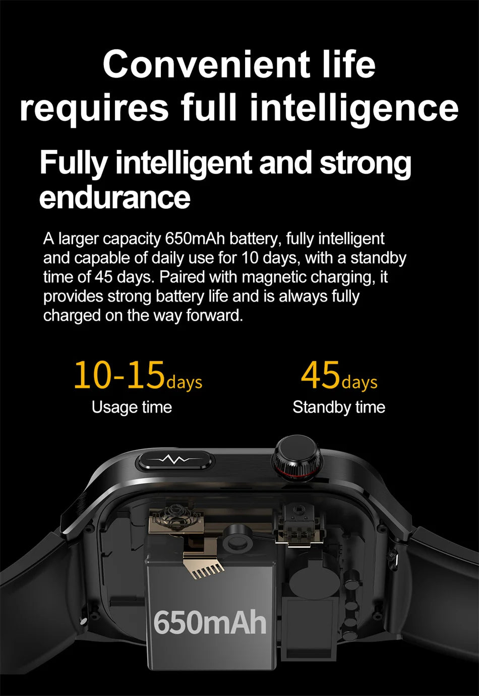 SmartWatch Voice Call Push reminder Physical examination Health Watch Blood Pressure UricAcid Blood Oxygen ECG Sport Smart watch