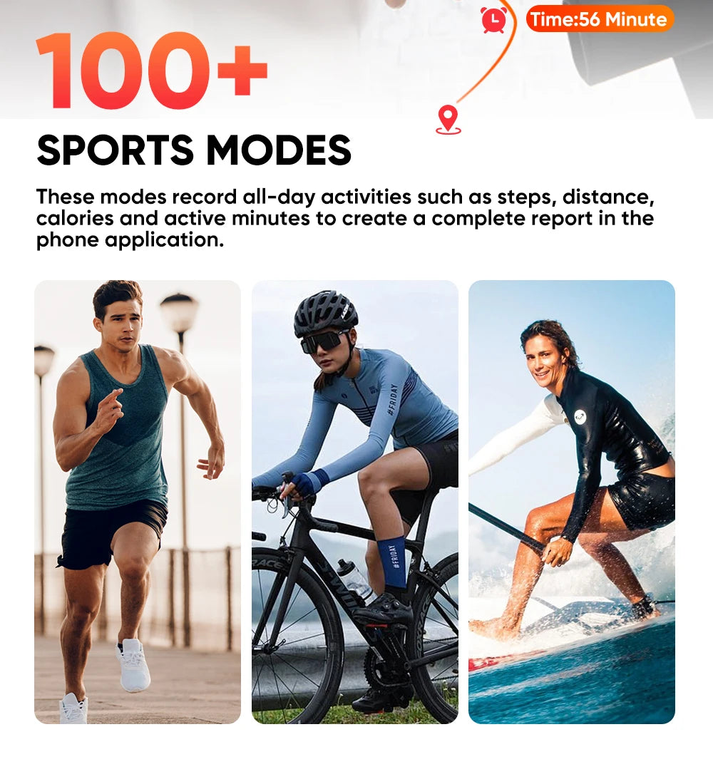 Electronics Smartwatch Fitness Tracker Heart Rate Monitor Waterproof 1000mAh Sport Smart Watches for Man Woman Andoird IOS 2026