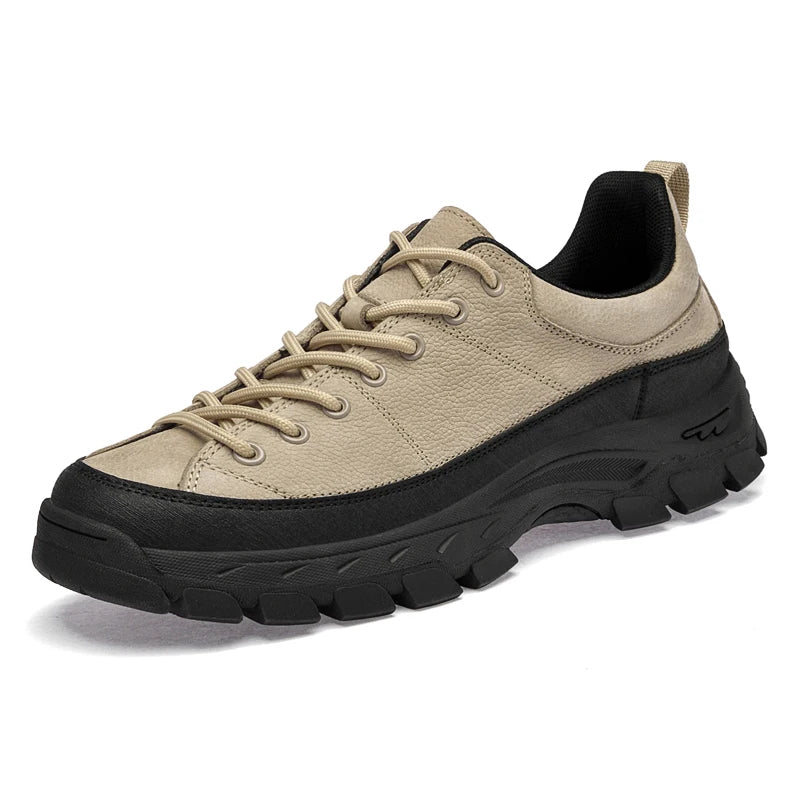 Genuine Leather Mens Sneakers Luxury Handmade Casual Shoes Fashion Designer Outdoor Walking Shoes New Male Skateboard Footwear