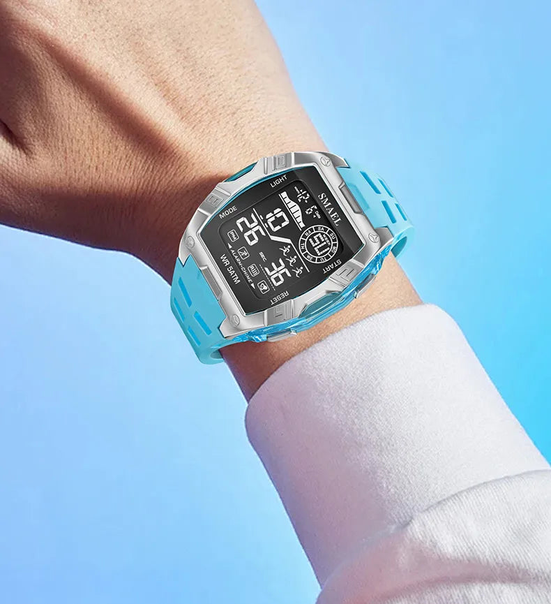 Military Watches Smael relojMen Watch 2025 New 50M Waterproof  Stopwatch Alarm LED Light Digital Watches 8130 Men's Sports Watch