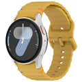 Official Silicone Strap for Samsung Galaxy Watch 7/FE/6/5/4 44mm 40mm 5 Pro Wave Bracelet for Watch 6 4 Classic 46mm 42mm Band