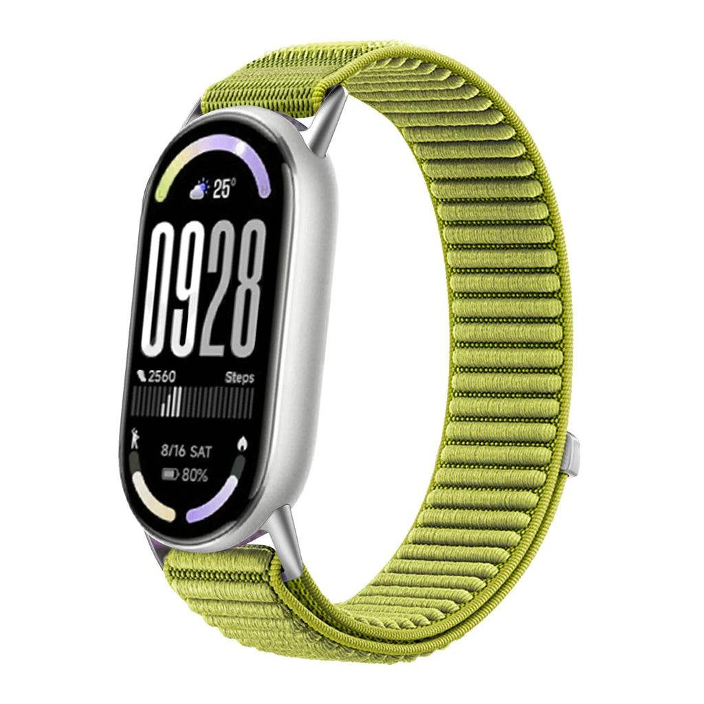 Nylon Breathable Strap for Xiaomi Mi Band 10 9 8 Sports Bracelet Replacement Wristband for Xiaomi Mi Band 10 Watchband Accessory