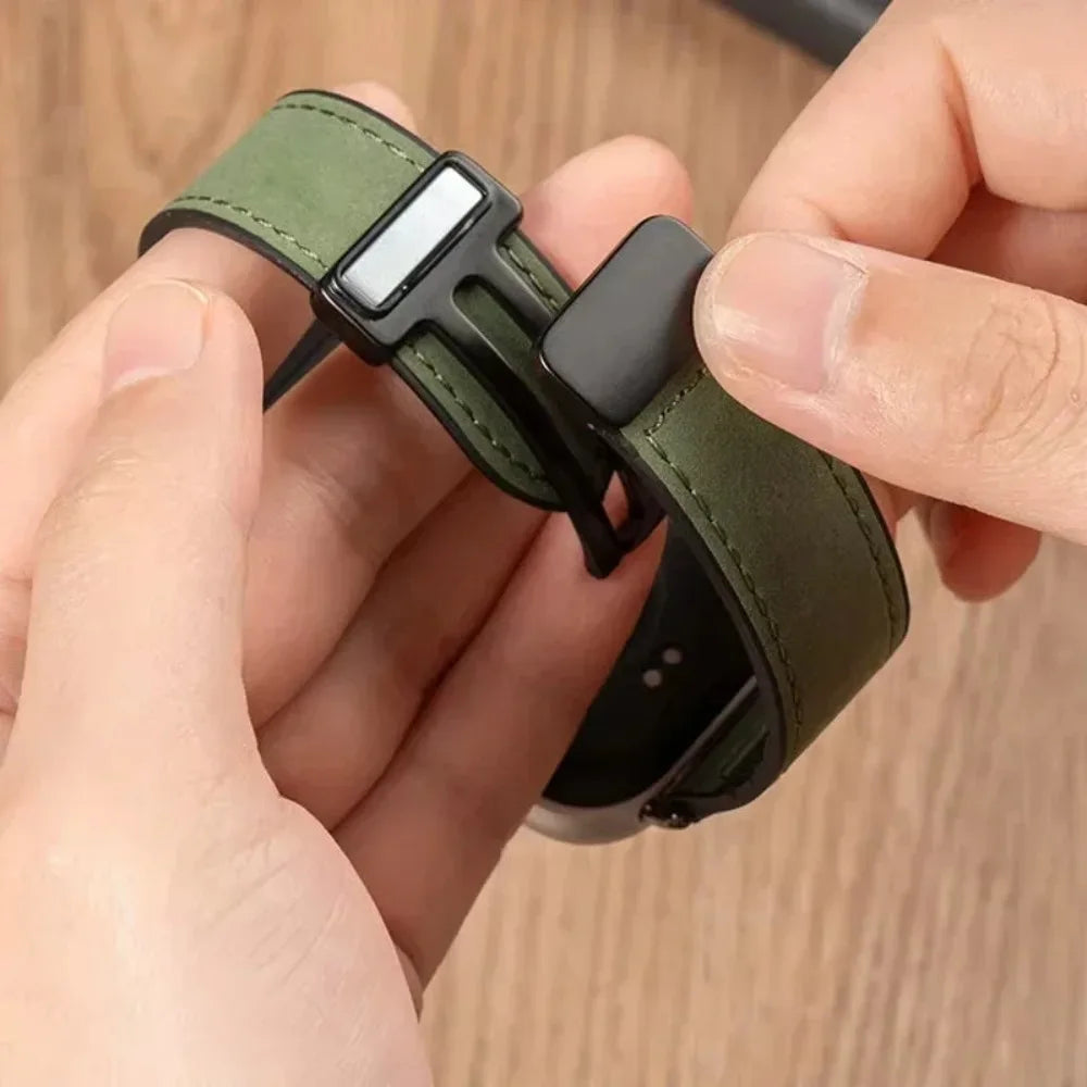 Silicone Leather Strap for Huawei Watch Fit 5 Pro/4 Pro Outdoor Sports Replacement Bracelet Wristband for Huawei Watch Fit 5 4 3