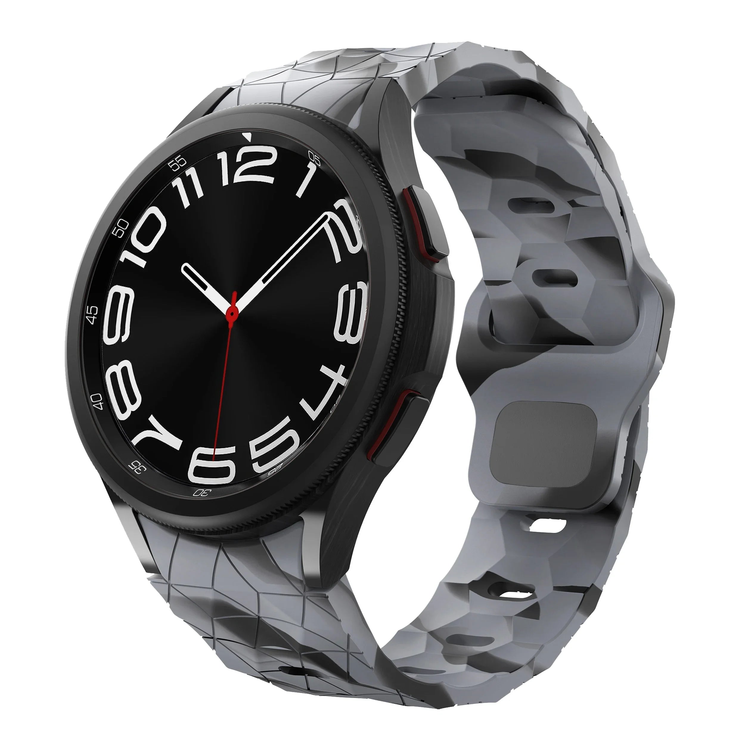 Silicone Strap for Samsung Galaxy Watch 7 6 5 4 40mm 44mm Football Pattern Bracelet Wristband for Watch 6-4 Classic 47mm 46mm
