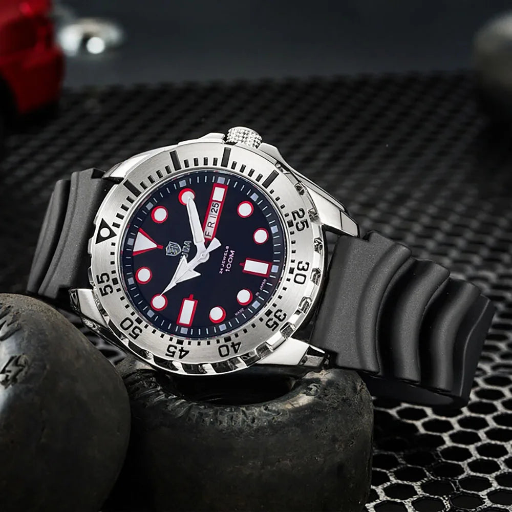 High-Quality Luxury Watch Calendar, Day, Water-Resistant, Luminous Quartz Watch Business Men's Watch Fashion Timepiece
