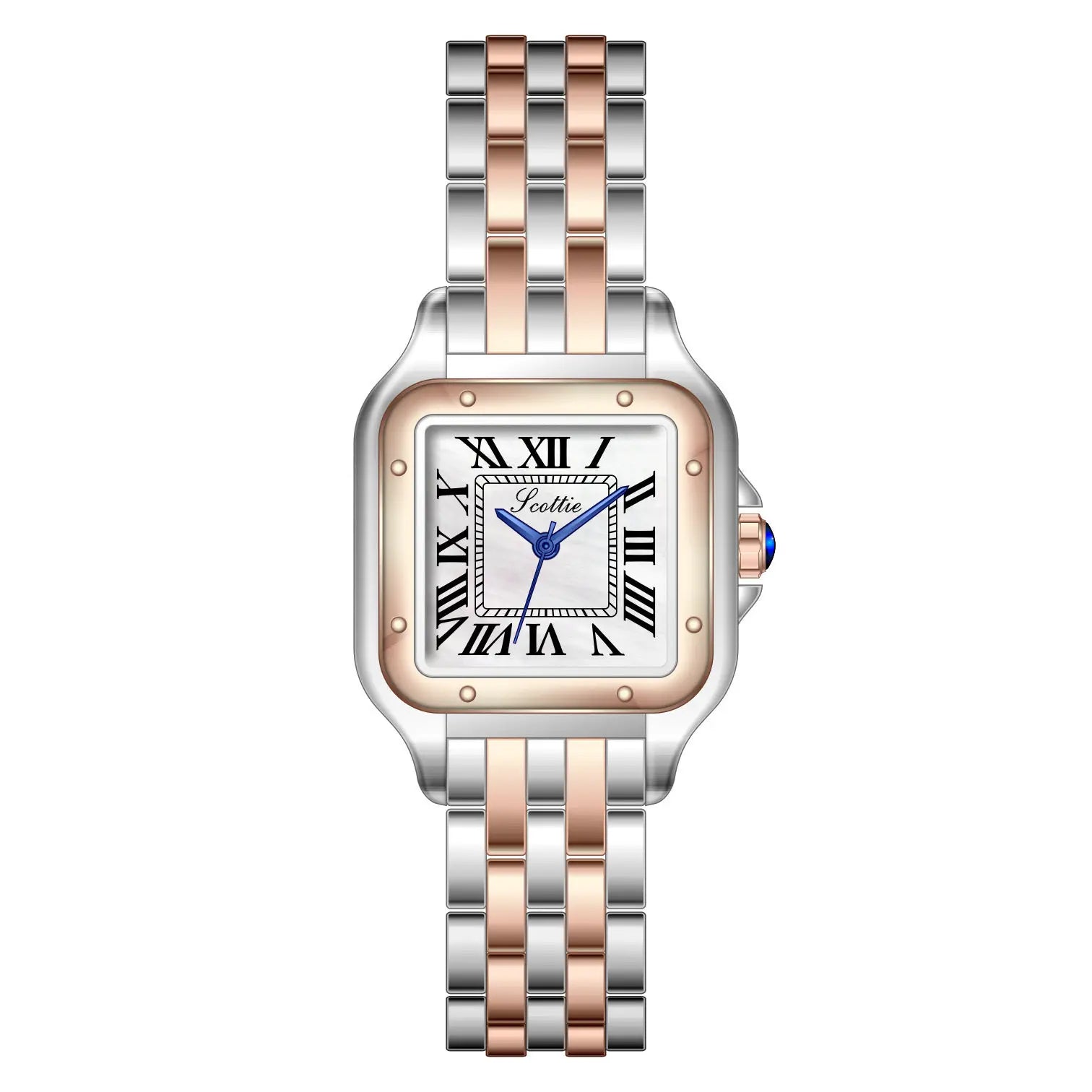 New Women'S Luxury Square WatchUltra-Thin Ladies' Watch With Steel Band High-End Selected Timepiece, Elegant Women'S Wristwatch.