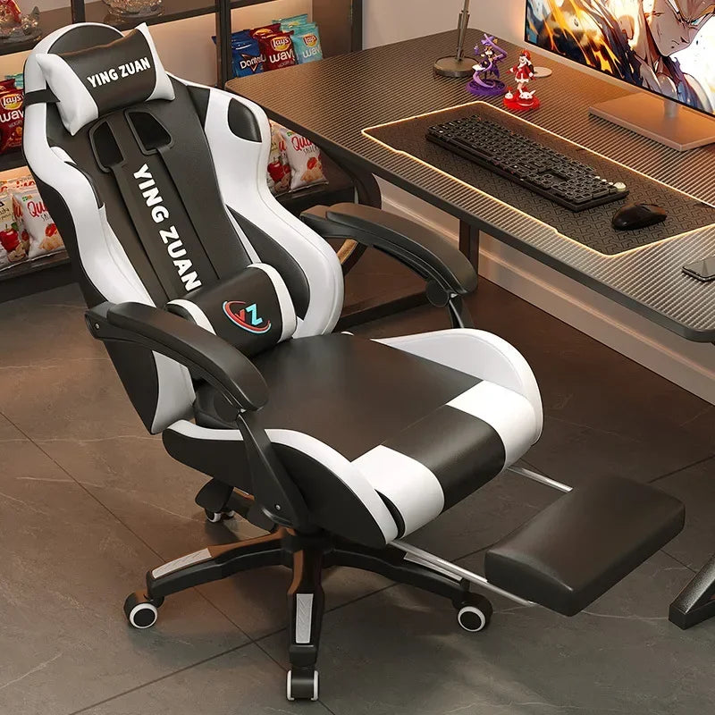 AOLIVIYA Casual Ergonomic Reclining Gaming Computer Chair For Home Office Dormitory Study Room College Students Men A413759