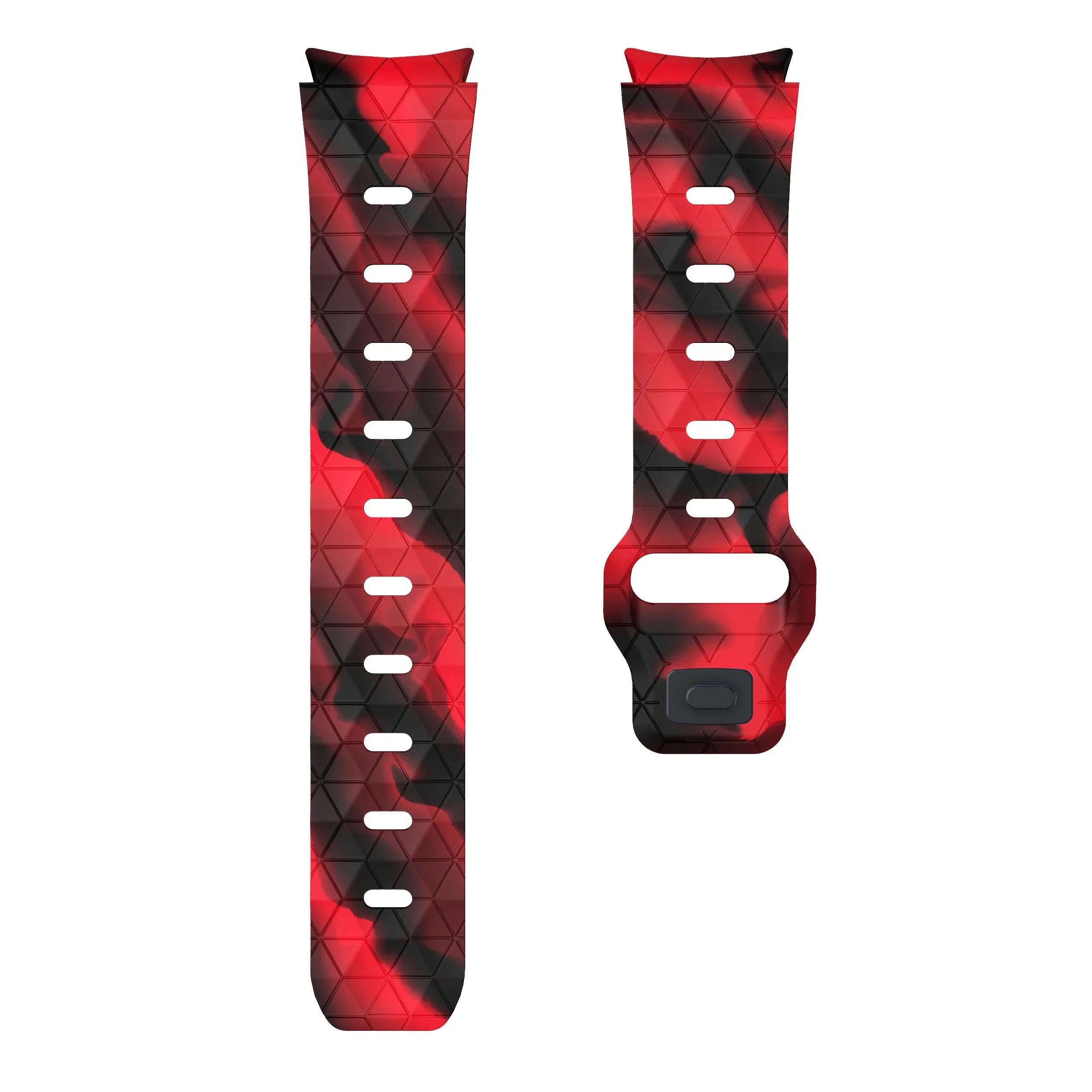 Silicone Strap for Samsung Galaxy Watch 7 6 5 4 40mm 44mm Football Pattern Bracelet Wristband for Watch 6-4 Classic 47mm 46mm