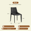 Leather Meeting Sedentary Dining Chair Luxury Backrest Comfortable Simple Dining Chair Hotel Restaurant Cadeiras Home Furniture