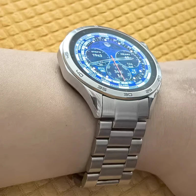 Metal Strap for Huawei Watch GT6 46mm Stainless Steel Original Wristband Correa for Huawei Watch GT6 GT5/4 46mm No Gaps Bracelet