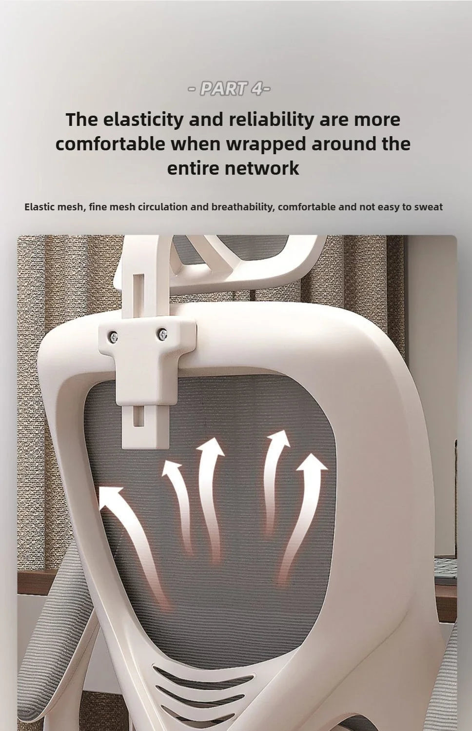 Home Rotating Adjustable Ergonomic Comfortable Sedentary Gaming Chair, Computer Chair, Breathable Office Chair for Staff