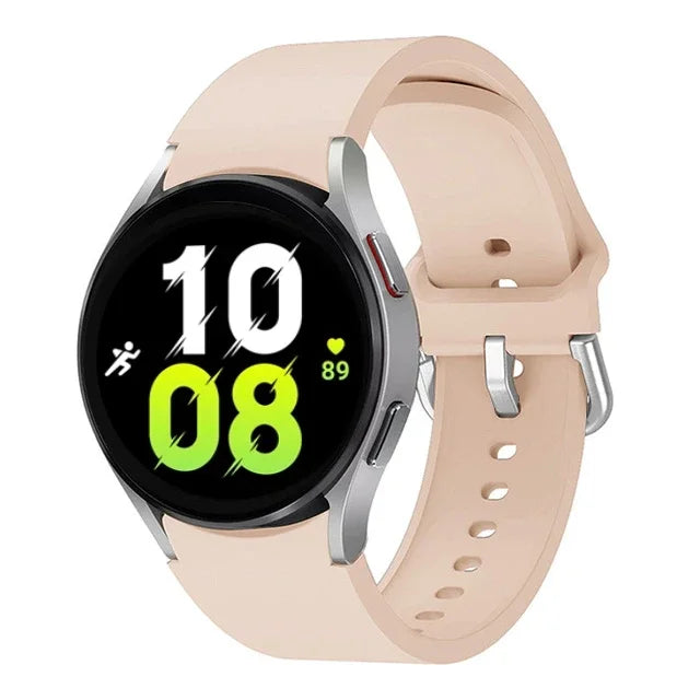 20mm Silicone Strap for Samsung Galaxy Watch 7 6 5 40mm 44mm 5 Pro 45mm Bracelet for Watch 4 6 Classic 46mm 42mm 43mm 47mm Band