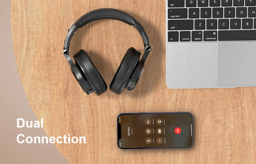 Oneodio Fusion A70 Bluetooth Headphones Hi-Res Audio Over Ear Wireless Headset 72H Professional Studio Monitor DJ HiFi Earphones