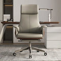High end boss chair, genuine leather office chair, CEO computer, ergonomic, sedentary, swivel chair that can be reclined