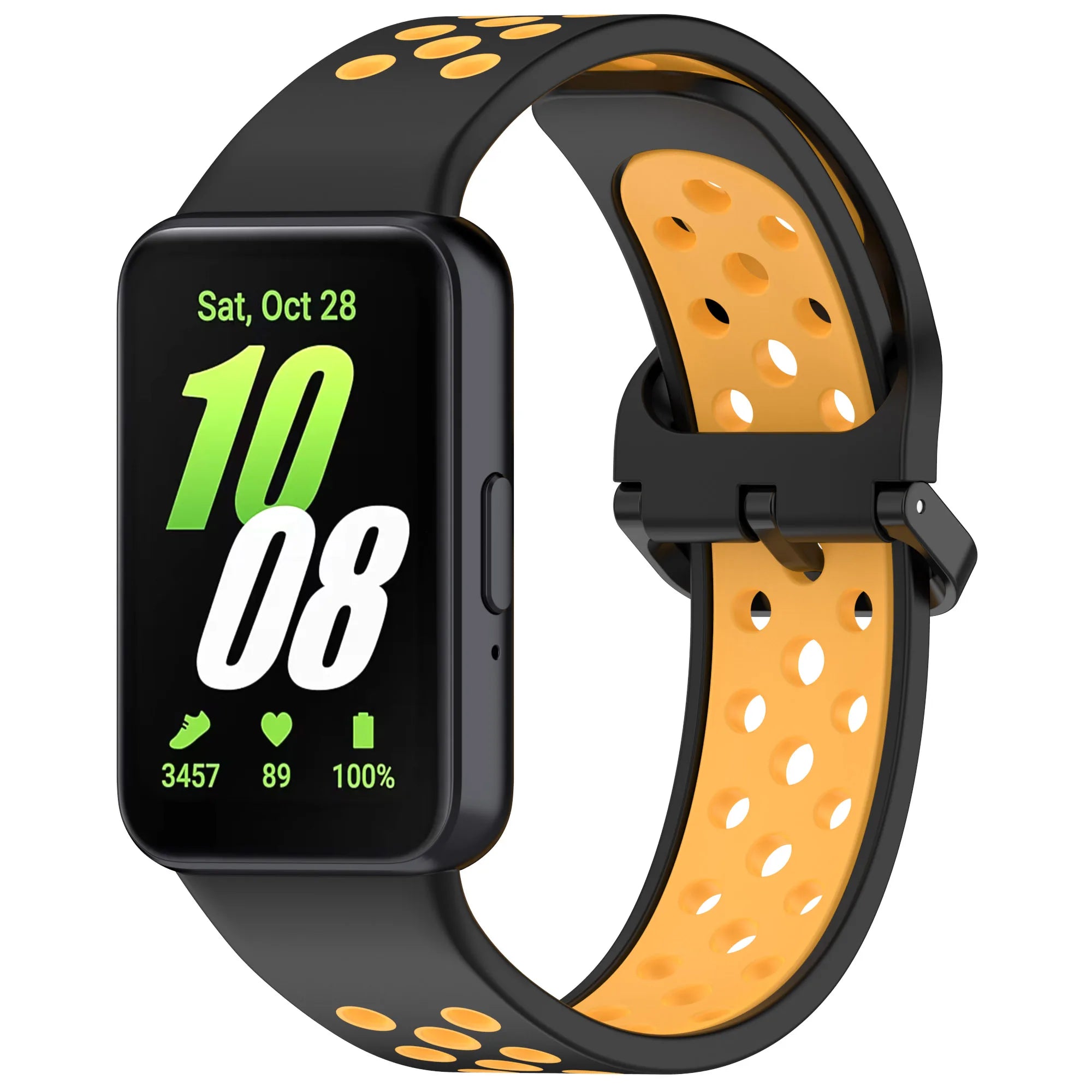 Silicone Strap For Samsung Galaxy Fit 3 Band Bracelet Two-tone Watchband Correa For Samsung Galaxy Fit 3 Replaceable Wristband