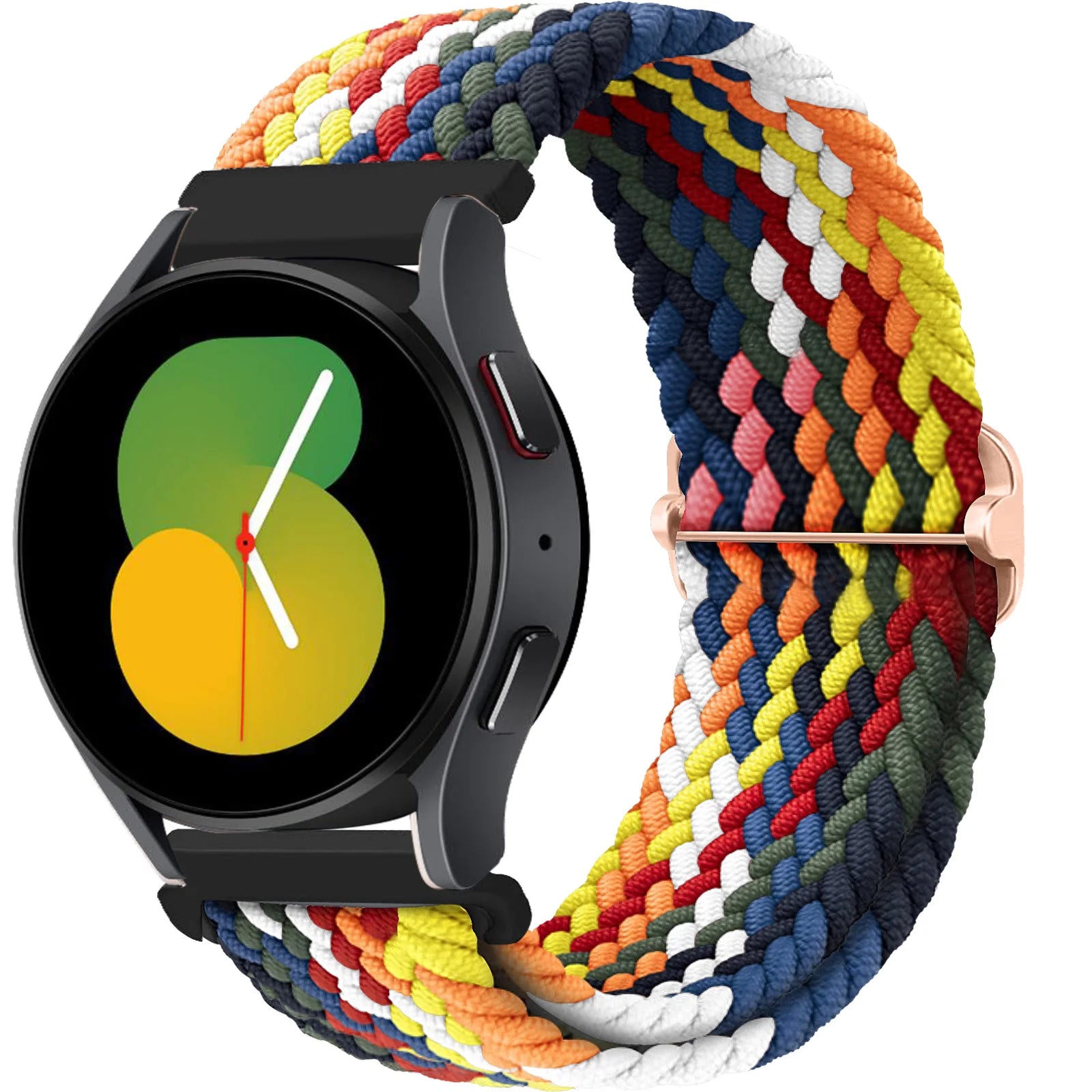 20mm 22mm Elastic Braided Nylon Strap for Huawei Watch GT6 5 4Pro 46mm Bracelet for Samsung Galaxy Watch 7 6 5 4 6/4Classic Band