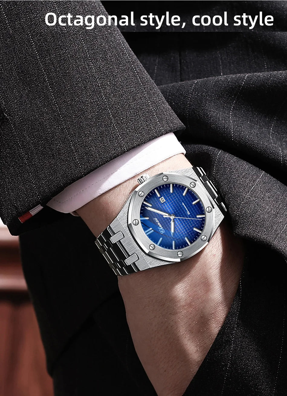 2PCS Couple Watches Set Luxury Fashion Date Quartz High Quality Waterproof Watch For Man and Woman Valentine's Day gifts