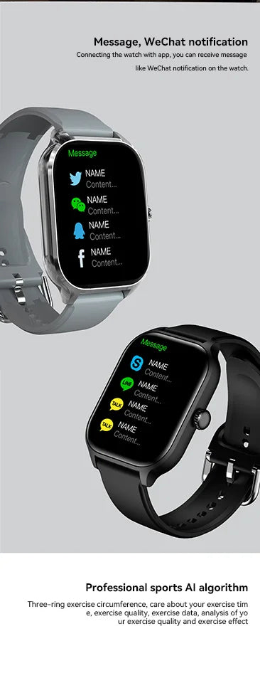 2026 New Bluetooth Call Smart Watch Electronics Smartwatch Digital Fitness Clock Sports Wrist Watches for Man Woman Android iOS