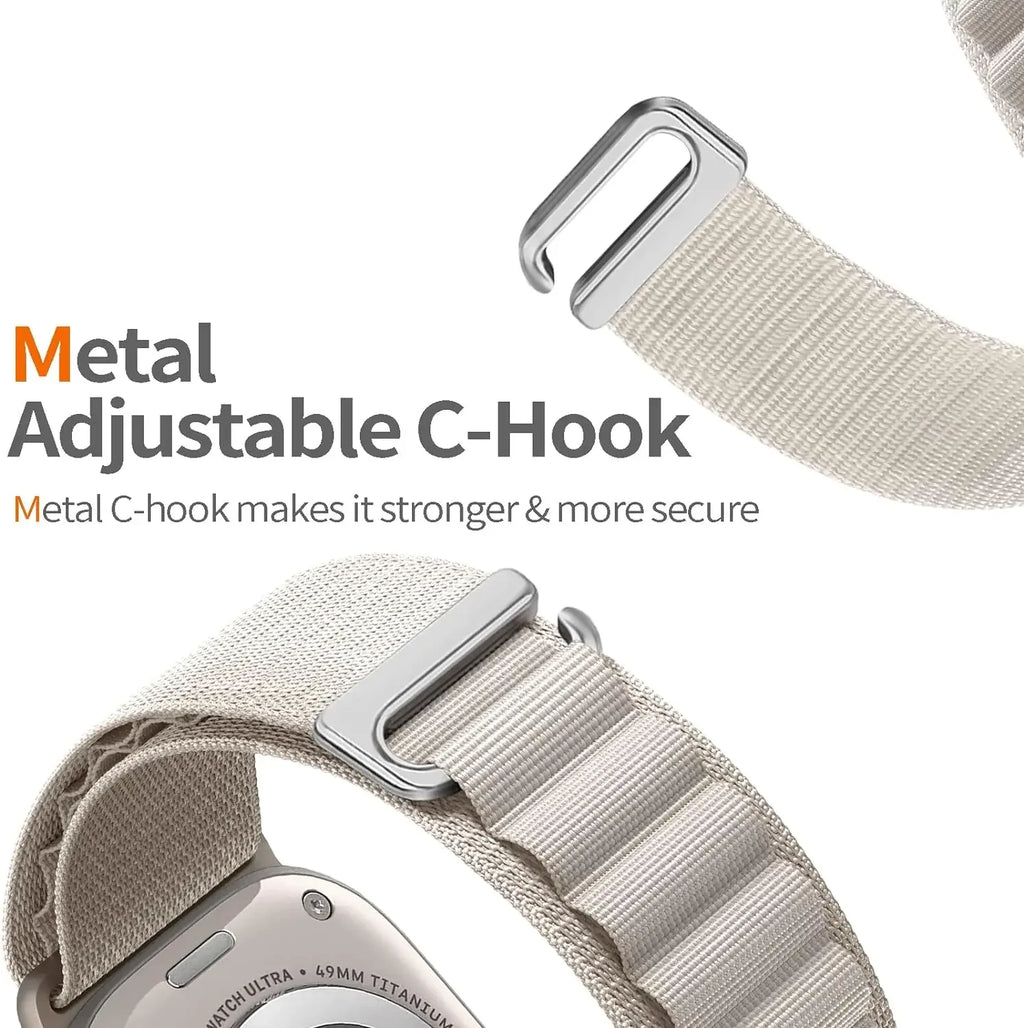 Alpine Strap for Apple Watch Ultra/3 11 10 9 8 7 Band 46mm 49mm 45mm 41mm Nylon Sports Bracelet IWatch 6 5 4 3 SE 44mm 40mm 42mm