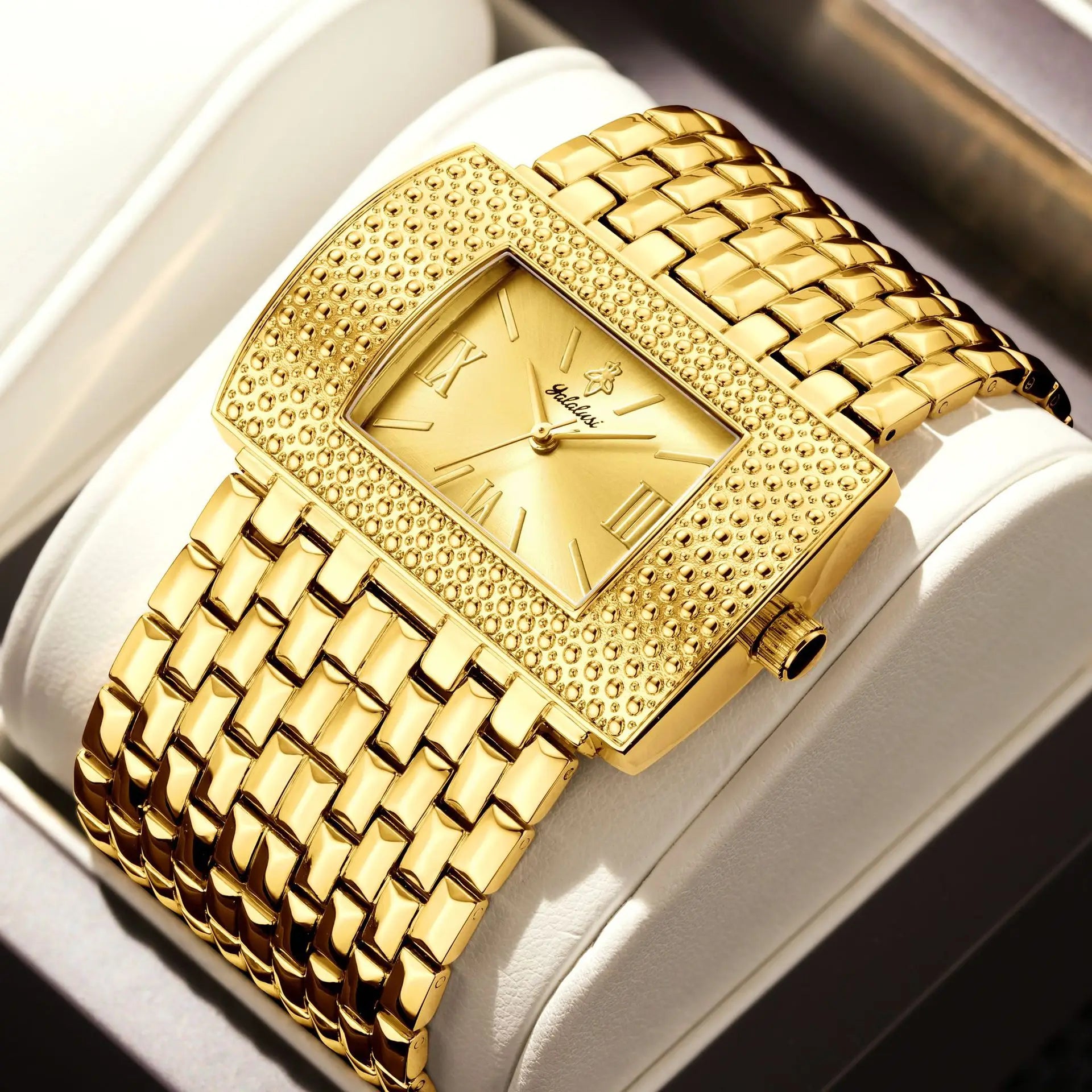 Elegant Women'S WristwatchFashionable European And American StyleQuartz Women'S WatchElectroplated Eco-Friendly Material Watch.