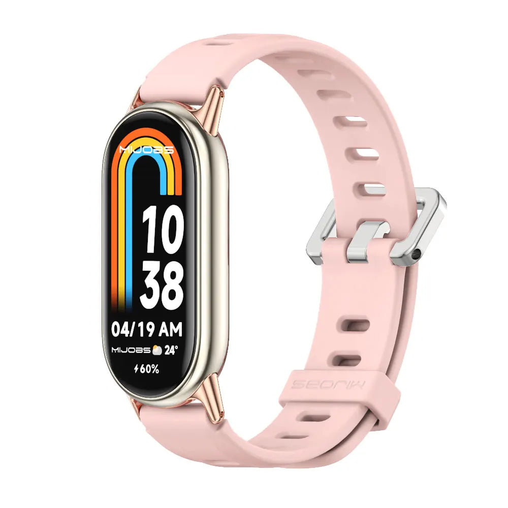 Strap for Mi Band 10 9 8 7 6 5 Watch Band for Mi Band 10 Silicone Wristband for Mi Band 9 Bracelet For Mi Band 8 Strap