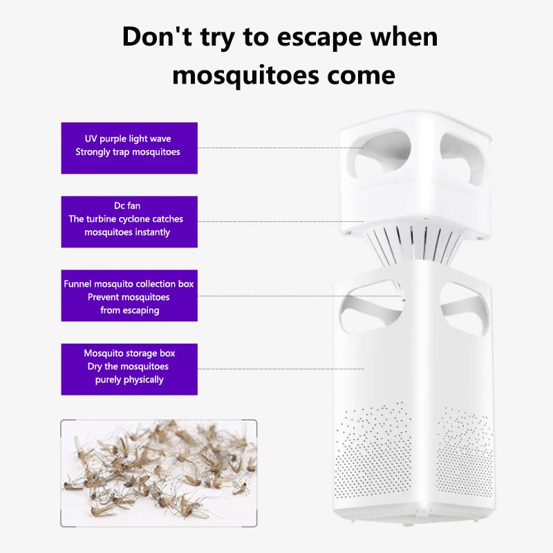 Xiaomi USB Mosquito Killer Lamp Fly Bug Mosquito Repeller Electronic LED Light Control Lamp Small Insect Trap Home Appliances