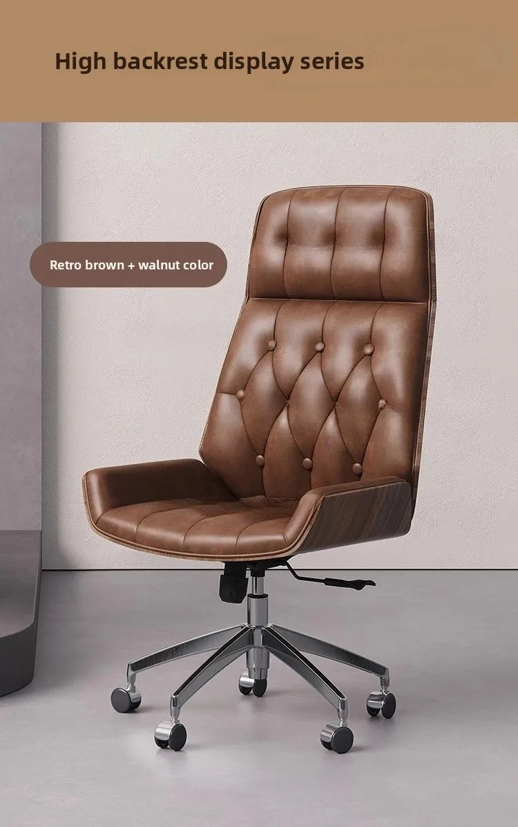 Office, computer chair, retro style office chair. Sitting for a long time without getting tired can make you feel relaxed