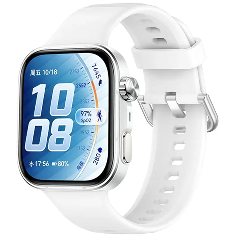 Official Silicone Strap for Huawei Watch 5-4 Pro Smart Wristband for Huawei Watch Fit 5/4/3 Luxury High-end Replacement Bracelet