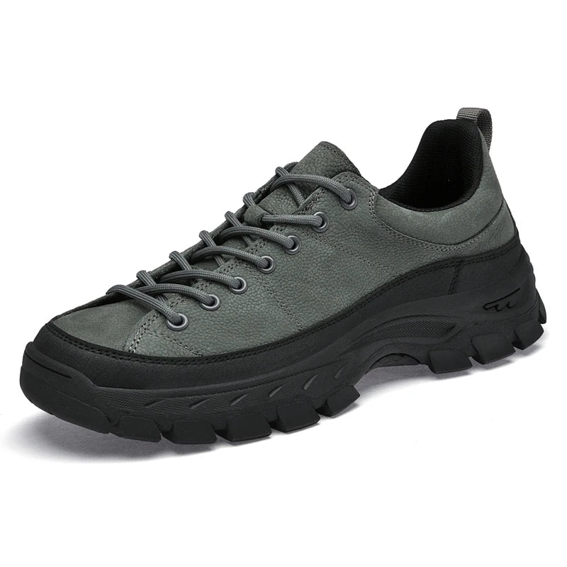 Genuine Leather Mens Sneakers Luxury Handmade Casual Shoes Fashion Designer Outdoor Walking Shoes New Male Skateboard Footwear