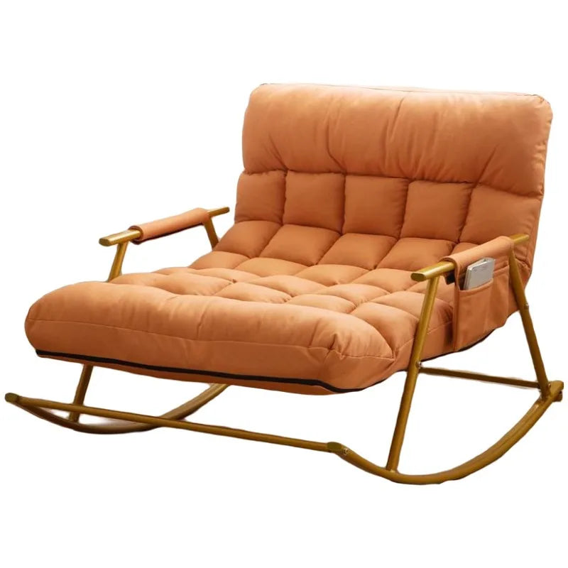 Nordic Creative Lazy Rocking Chair Modern Luxury Balcony Living Room Recliner Bedroom Leisure Home Furniture Sillas Rosas FYRC