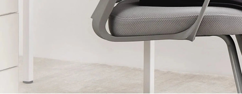 AOLIVIYA Modern Ergonomic Office Chair Comfortable With Home Computer Backrest Long Sitting Study Bow Shaped Seat For Desk Light
