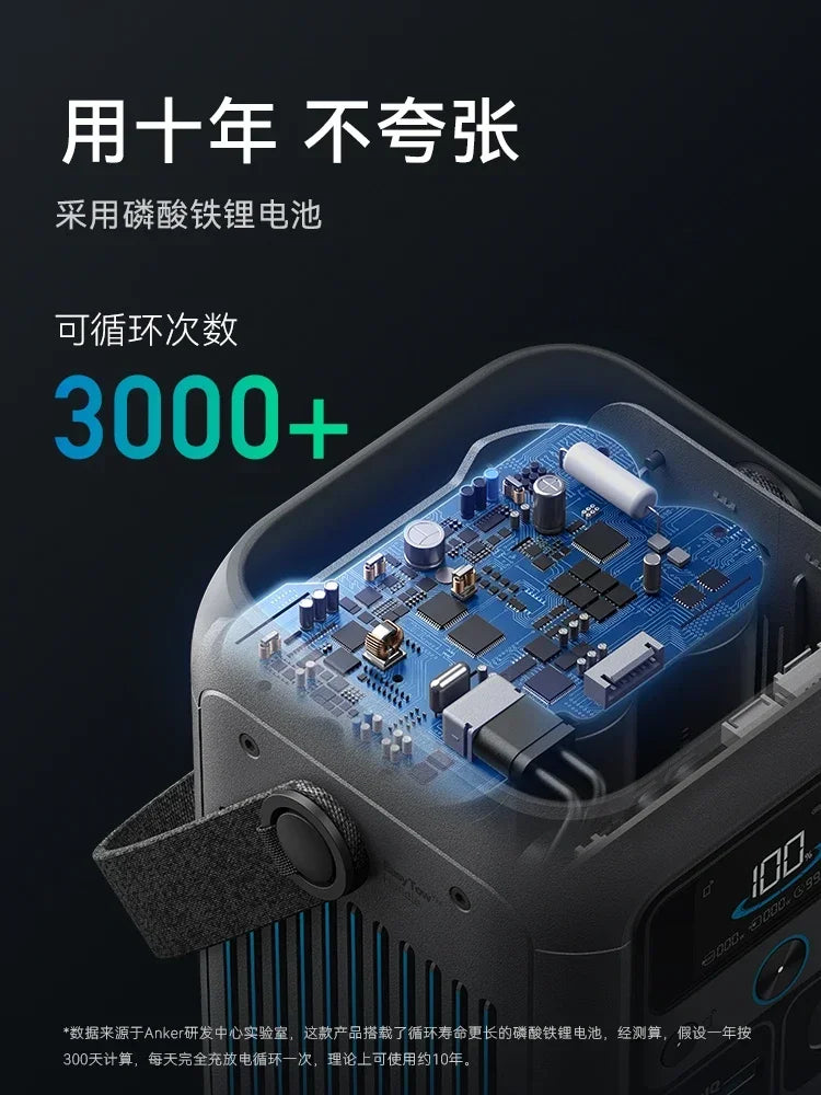 Anker SOLIX C300 DC Anker outdoor energy storage mobile power supply por 300W high power 90000mAh large capacity camping