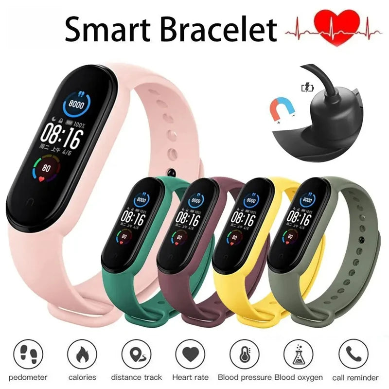 Lenovo Smart Watch Men Women Smart Band Fitness Tracker Heart Rate Sleep Monitor Step Counter Bluetooth Call Reminder Watch 2026