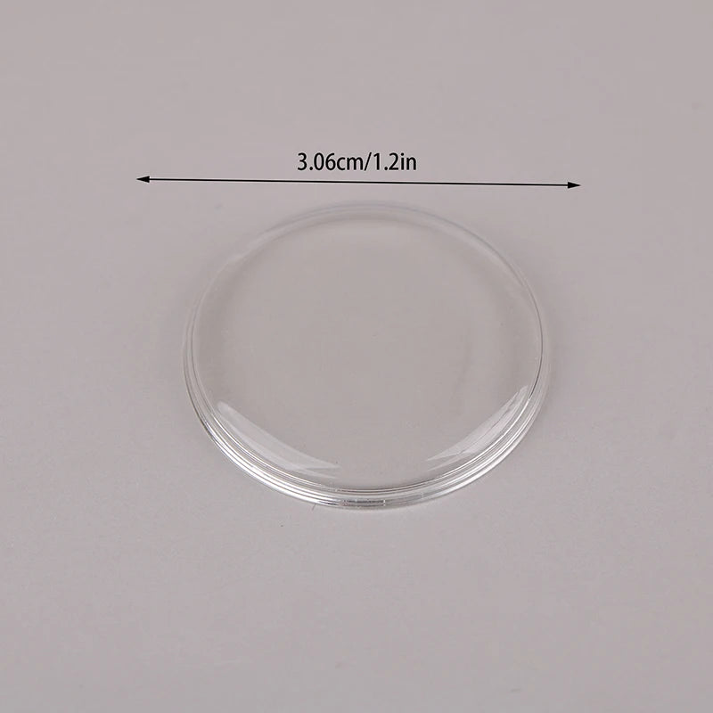 1pc 29.7-31.6mm Fat Type Old Vintage Watch  Acrylic Crystal Vintage Watch Pocket Watch Mirror Accessories