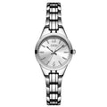GEDI Small Watch for Women Silver Light Luxury Elegant Waterproof Quartz Watches Ladies Wristwatches Fashion Casual Simple