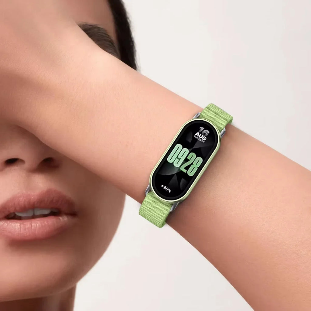 Nylon Breathable Strap for Xiaomi Mi Band 10 9 8 Sports Bracelet Replacement Wristband for Xiaomi Mi Band 10 Watchband Accessory