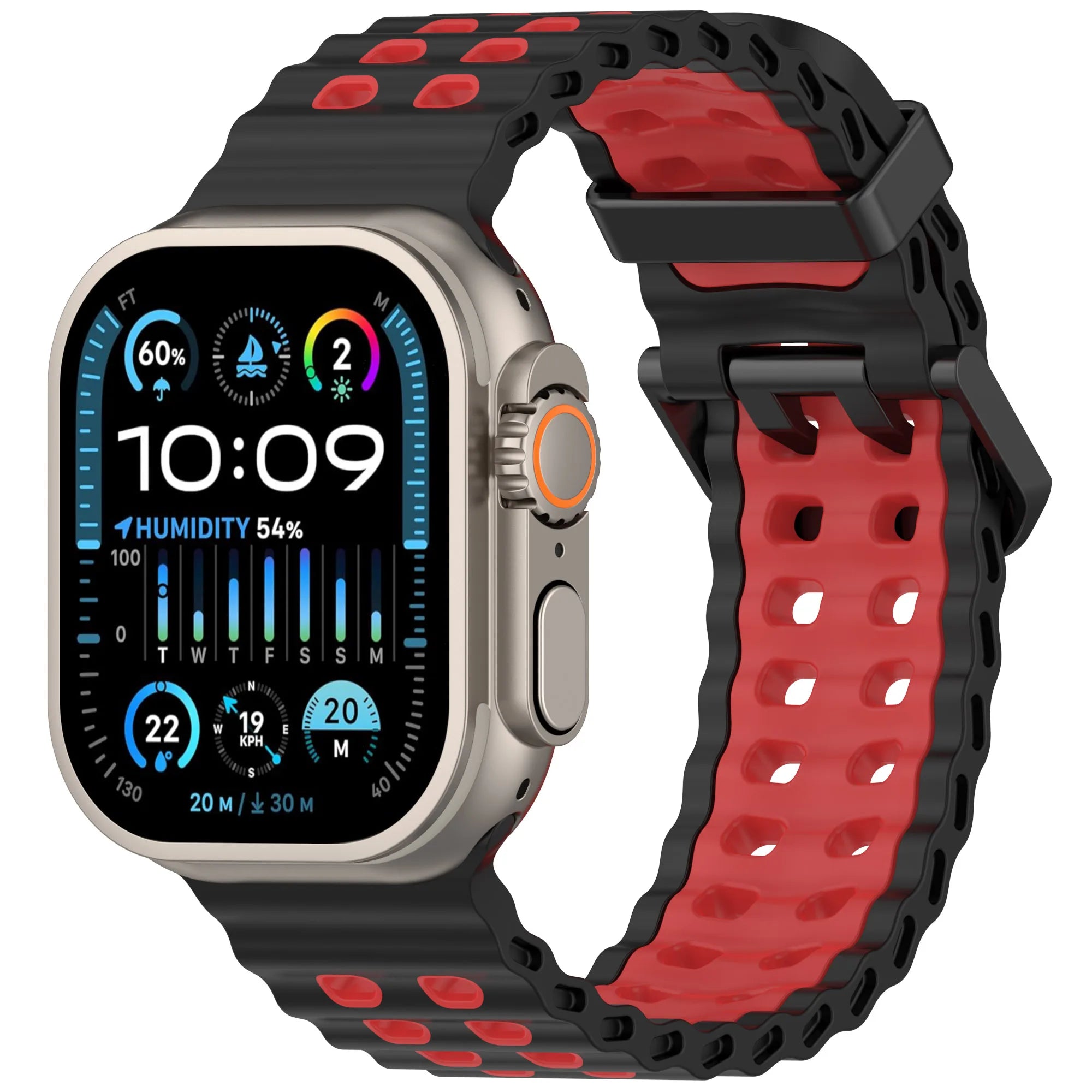 Ocean Silicone Strap for Apple Watch Band Ultra 3/2/1 49mm Series 11 10 46mm Comfortable Band IWatch 9 8 7 6 5 4 SE3 45mm 44mm