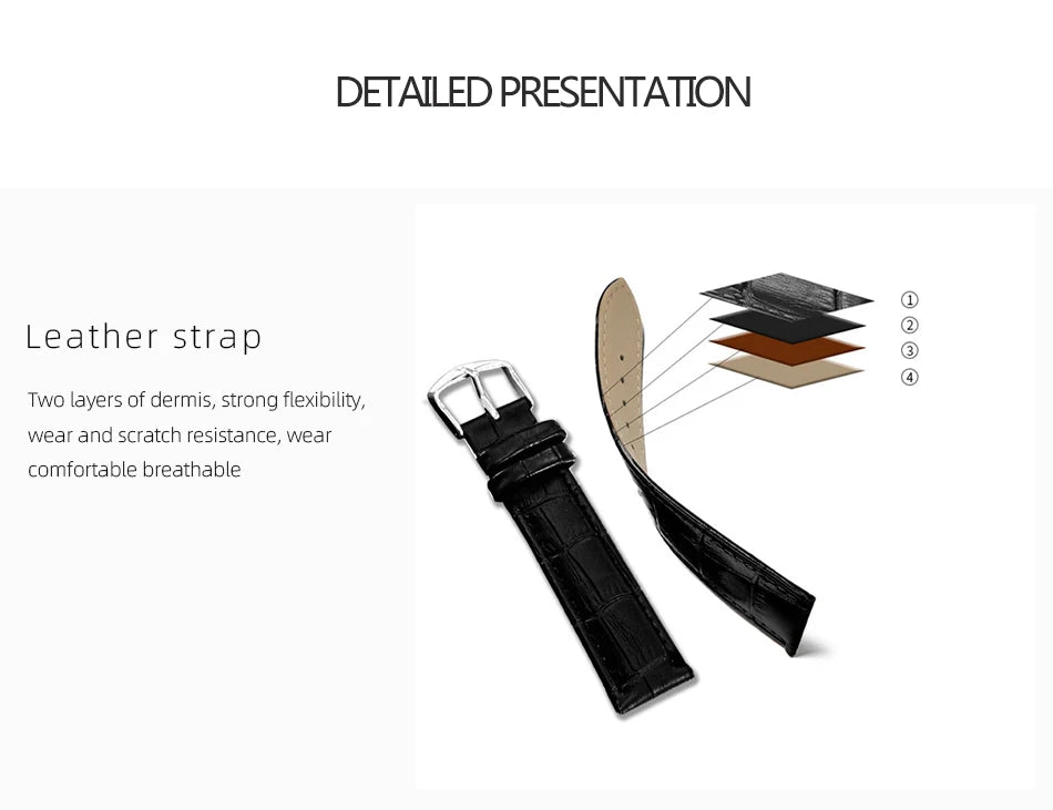 CHENXI Quartz Couple Watches Fashion Casual Rectangle Dial Alloy Man Woman Watch Luminous Calendar Couples Watch